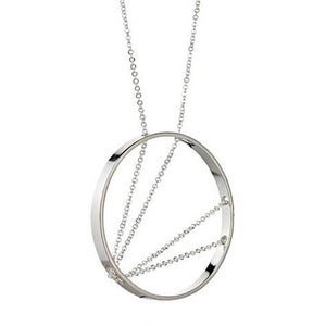 Arc Necklace in Sterling Silver