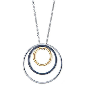 Delano Necklace in Silver, Black, and Gold