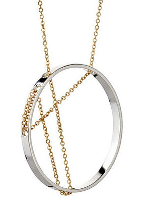 Vitruvia Necklace in Sterling Silver and Gold