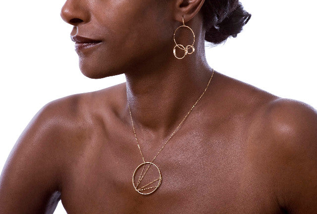 Miro Earrings in Rose Gold