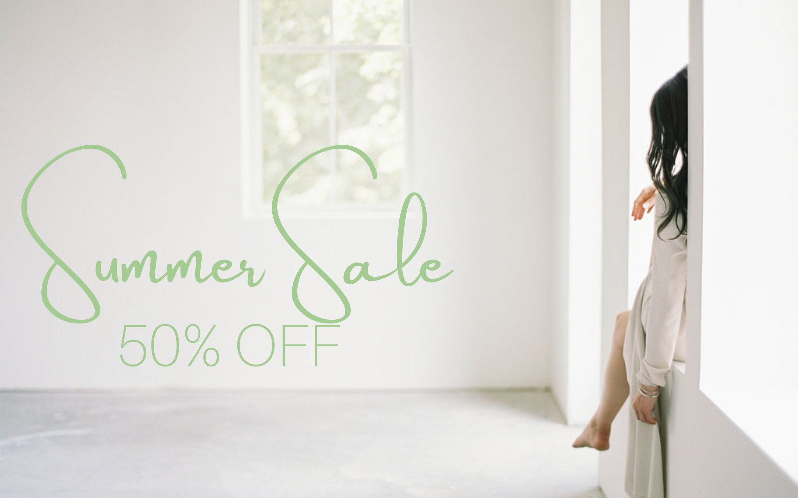 Summer Sale - 50% Off