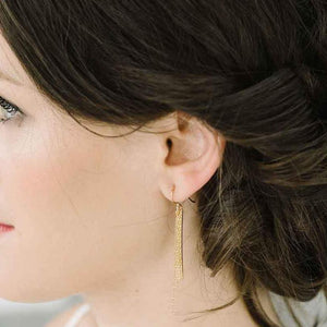 Cascade Earrings in Yellow Gold