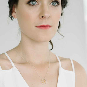 Delvaux Necklace in Sterling Silver and Rose Gold
