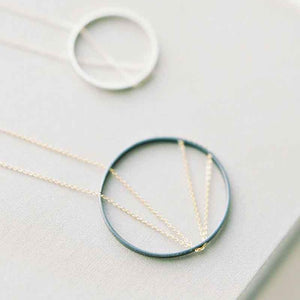 Arc Necklace in Sterling Silver