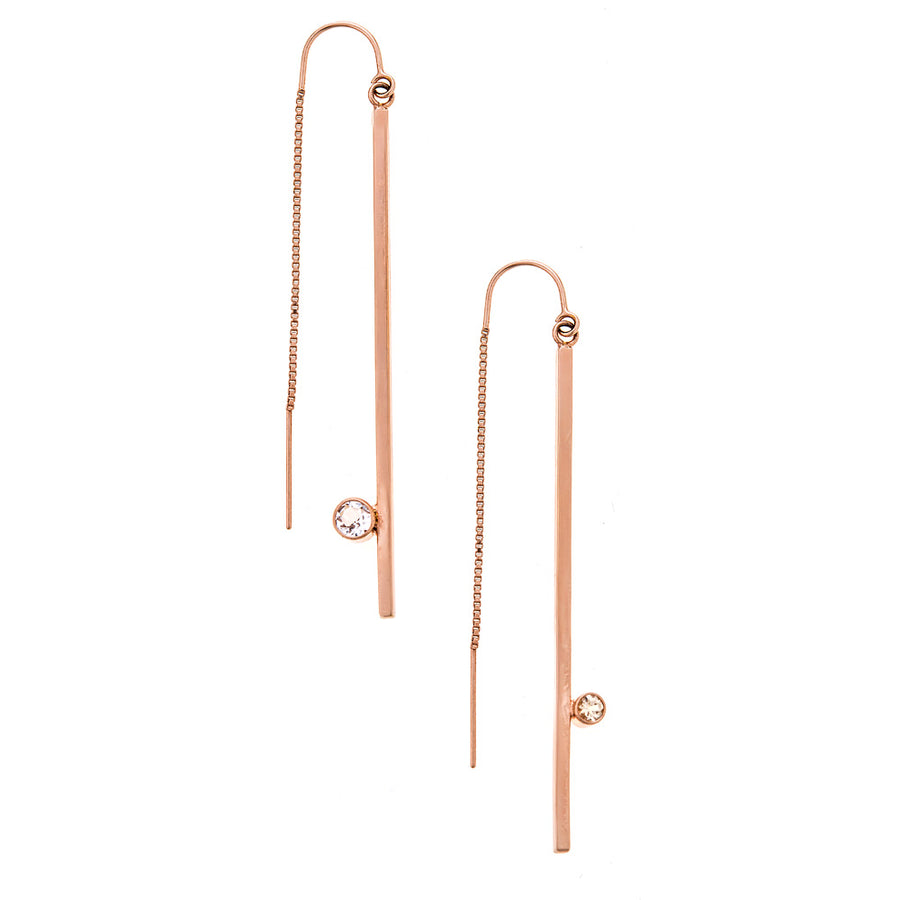 Skysill Earrings in Rose Gold