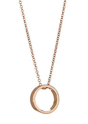 Looking Glass Necklace in Rose Gold