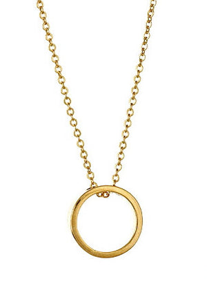 Looking Glass Necklace  in Yellow Gold