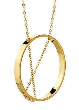 Inner Circle Necklace in Yellow Gold