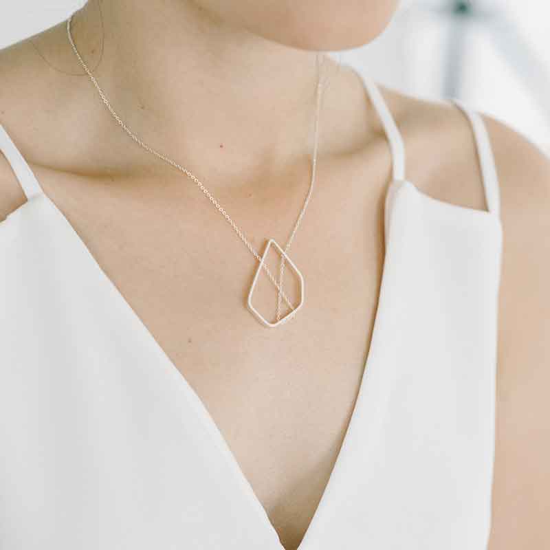 Vertex Necklace in Sterling Silver