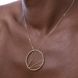 Arc Necklace in Sterling Silver