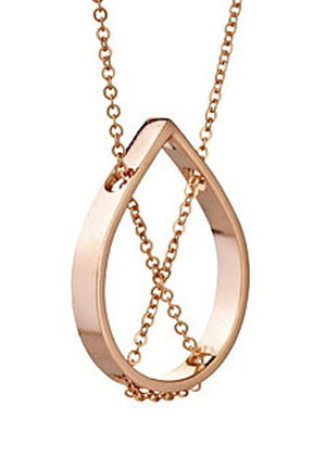 Petal Necklace in Rose Gold