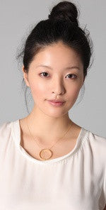 Vitruvia Necklace in Oxidized Silver and Gold